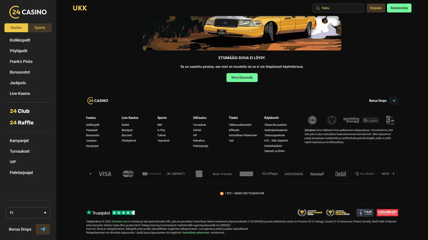 24Casino — Support in detail