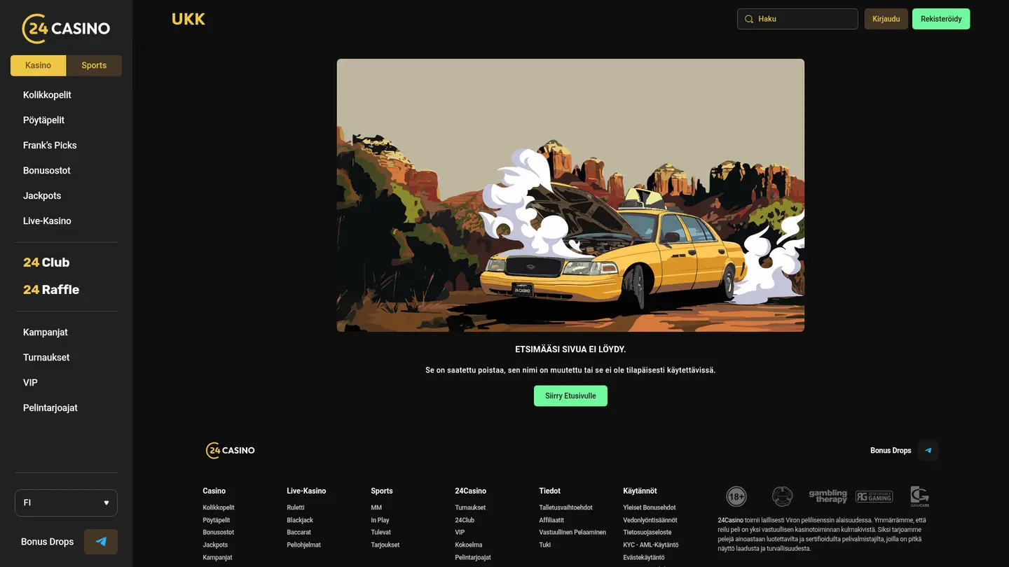 24Casino — Support and licensing