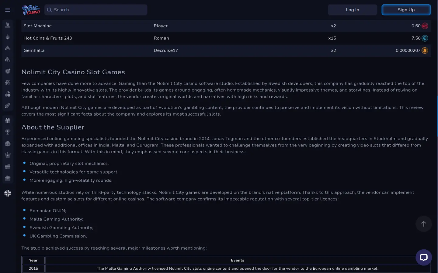 7BitCasino — Terms in detail