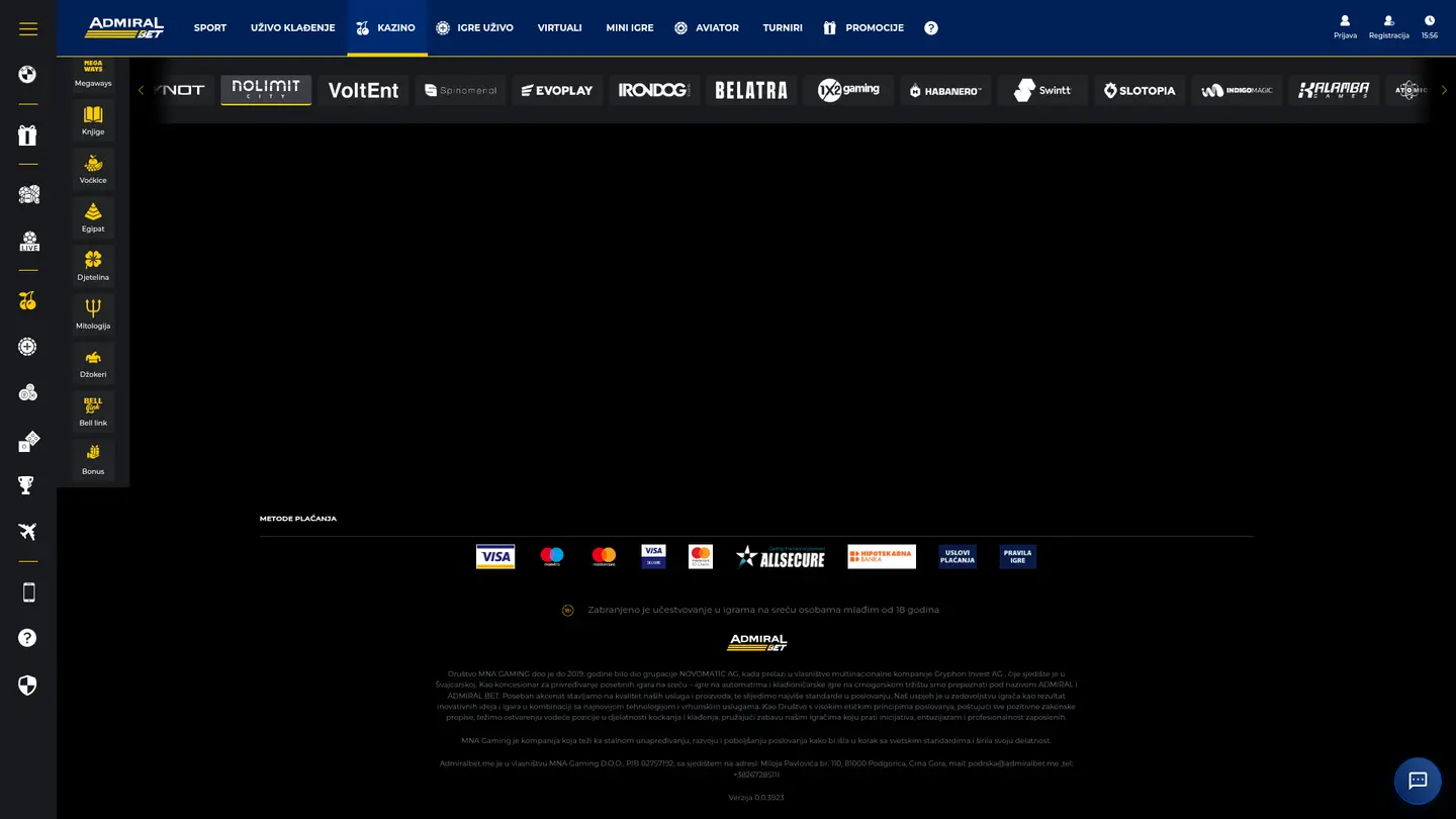 AdmiralBet Casino DE — Terms in detail