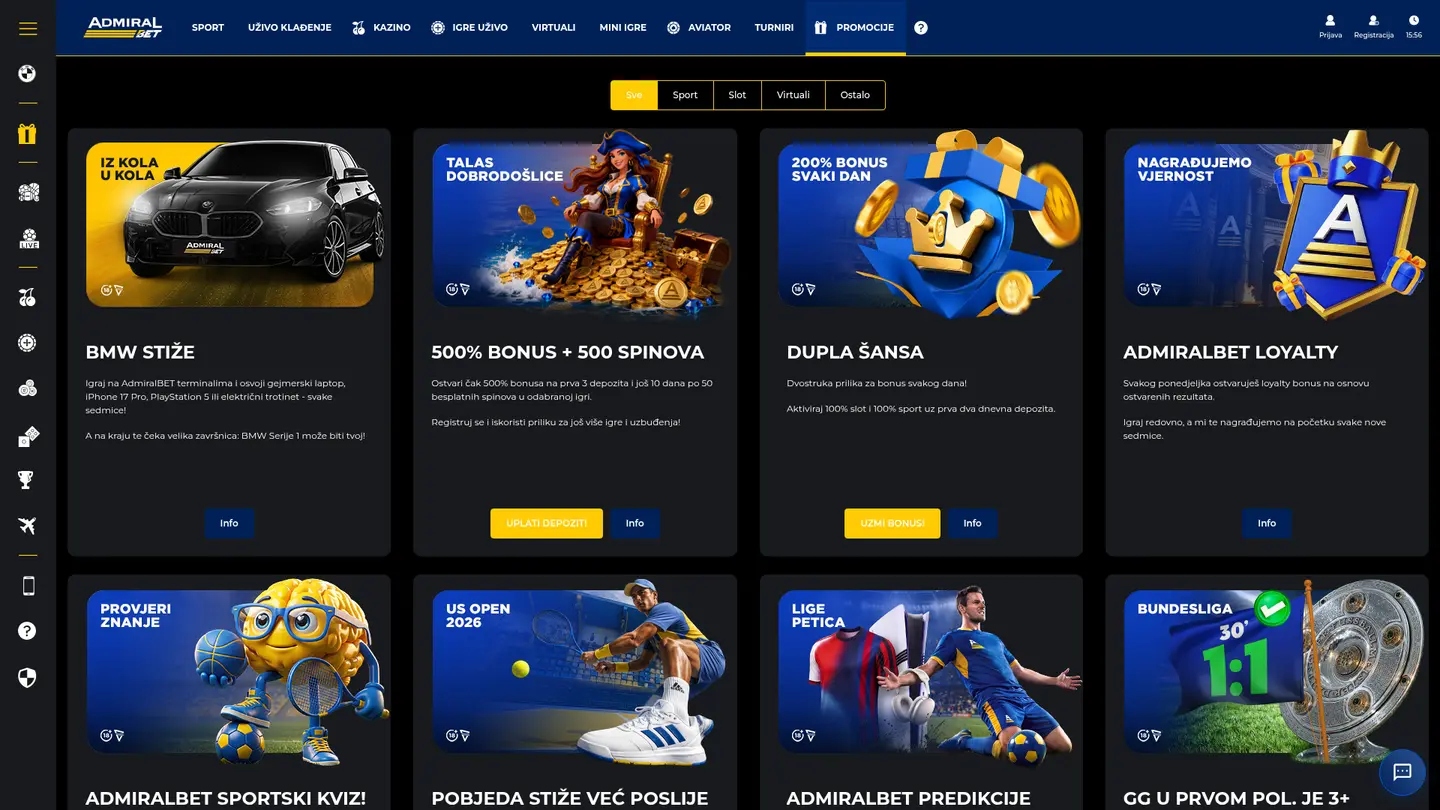 AdmiralBet Casino DE — Promotions
