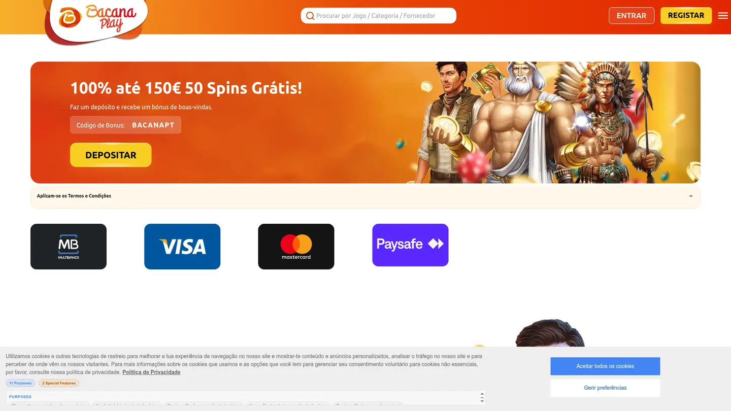 BacanaPlay Casino — Banking