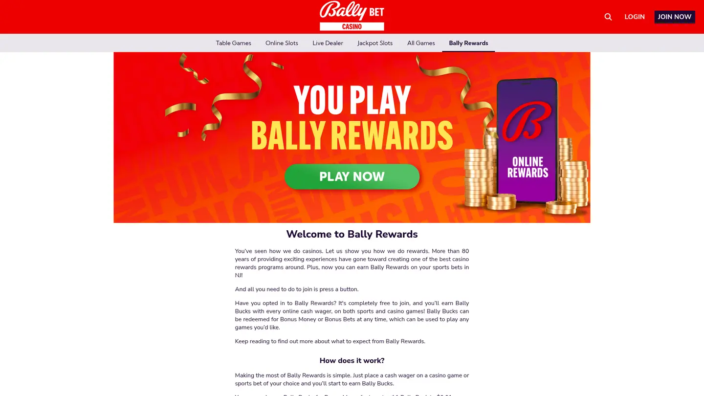 Bally Casino PA — Promotions