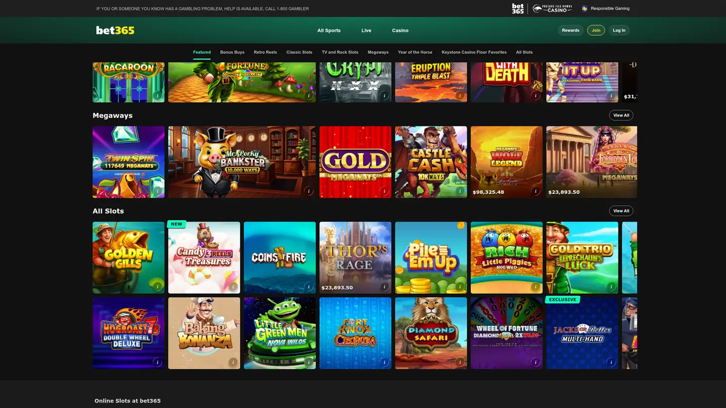bet365 Casino MI — Meira úr leikjasalnum