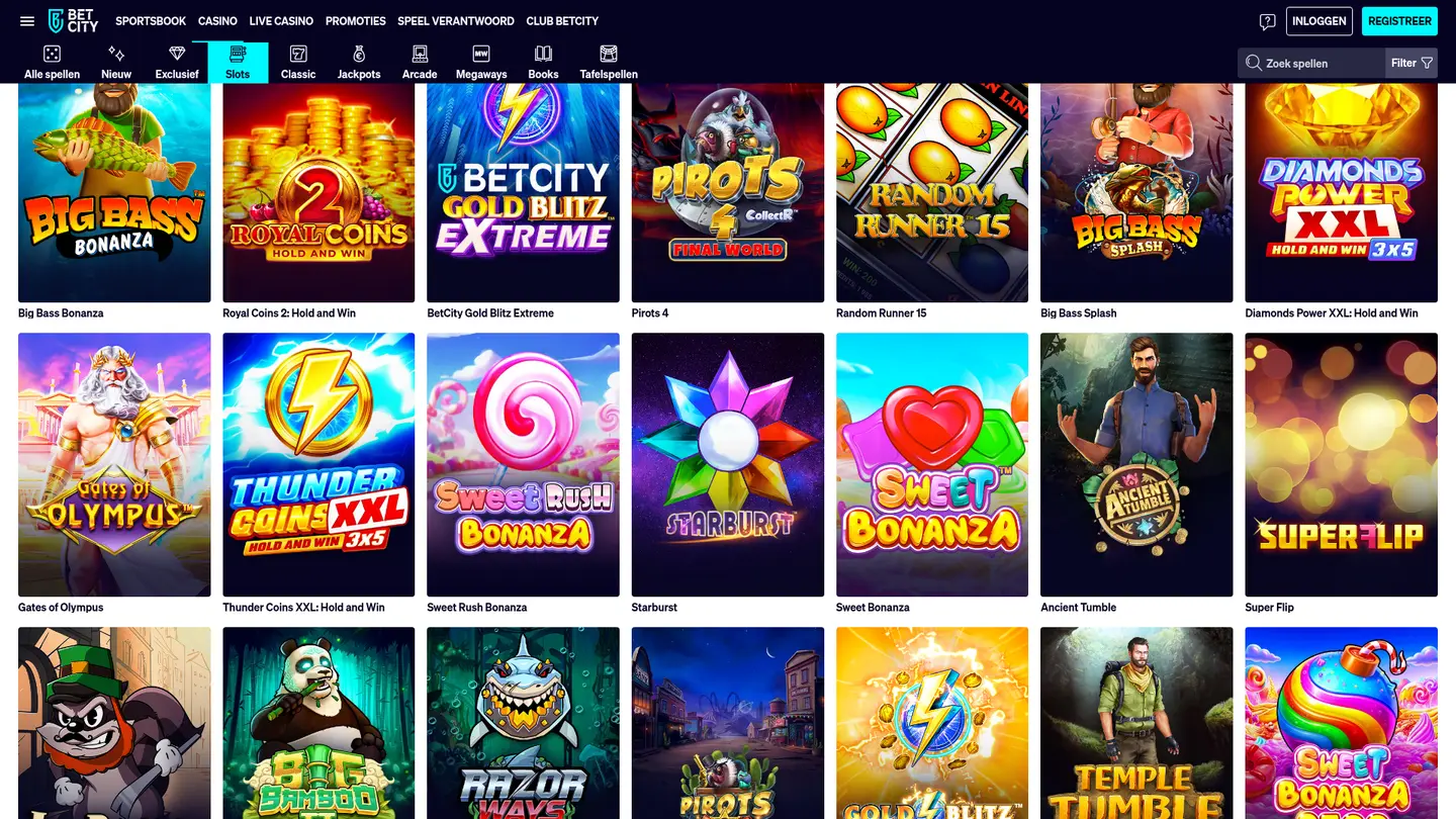Betcity Casino — More of the lobby