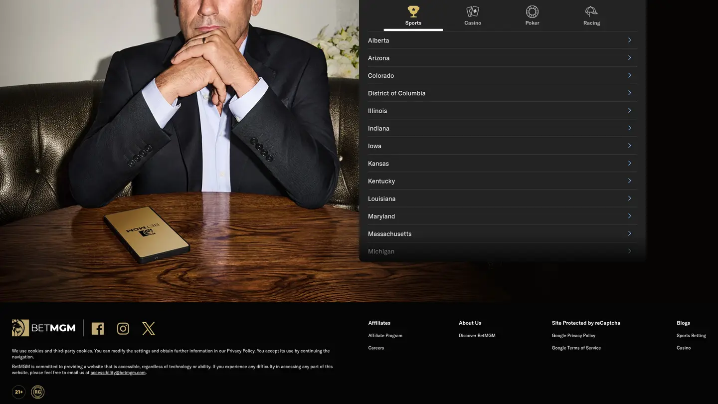 BetMGM Casino — Payment methods and licensing