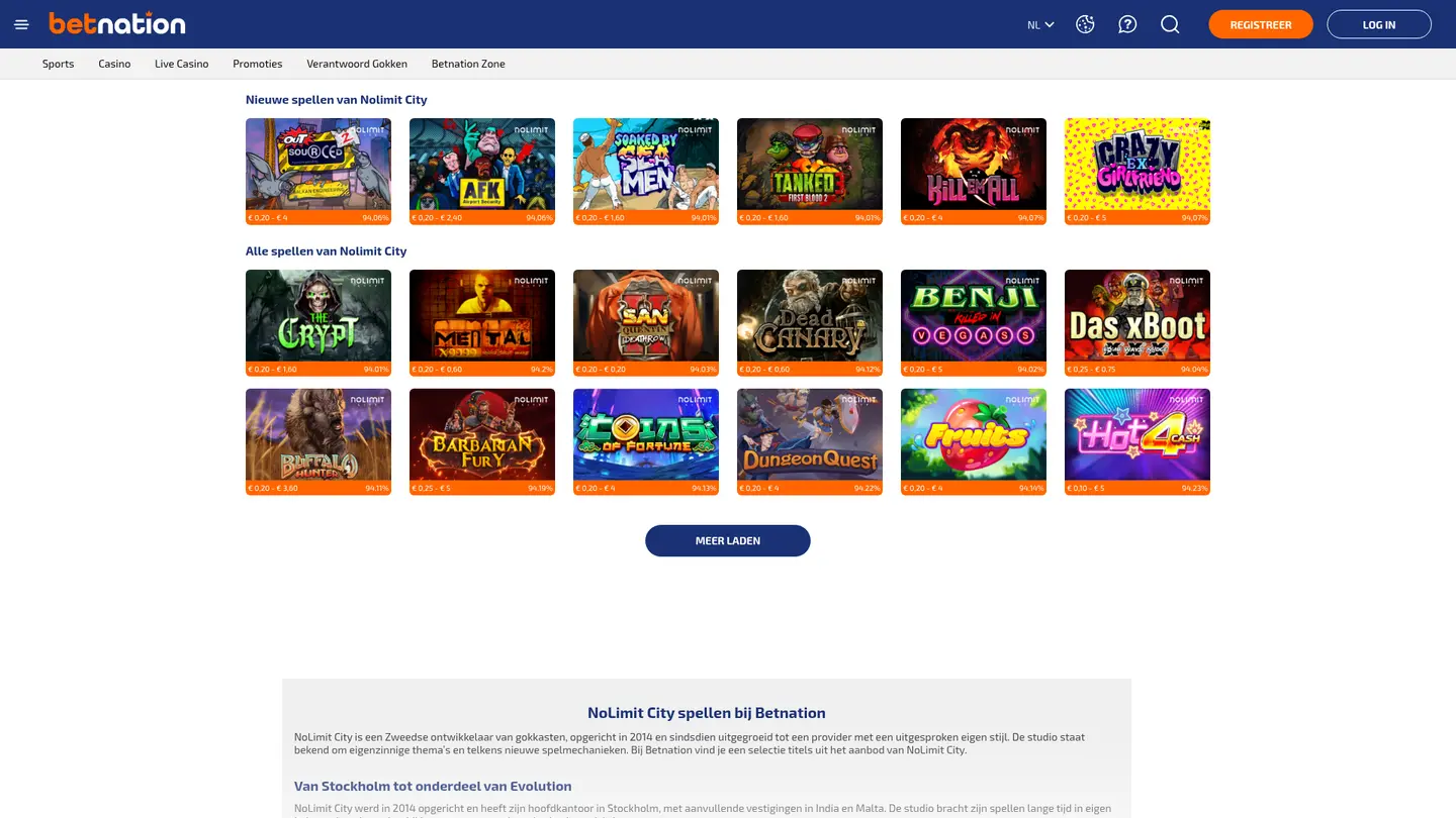 Betnation Casino — Withdrawal terms