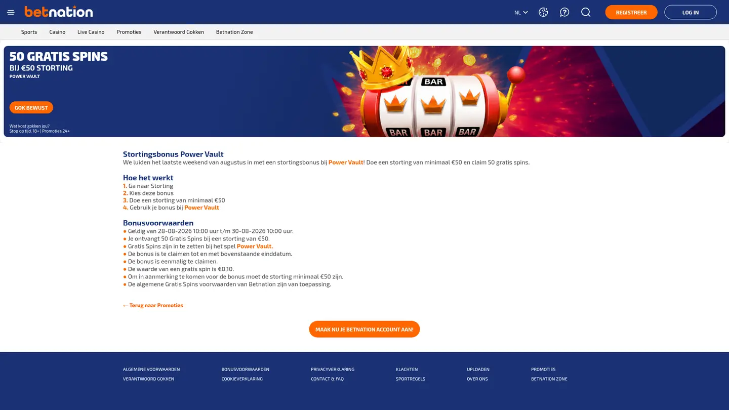Betnation Casino — Banking