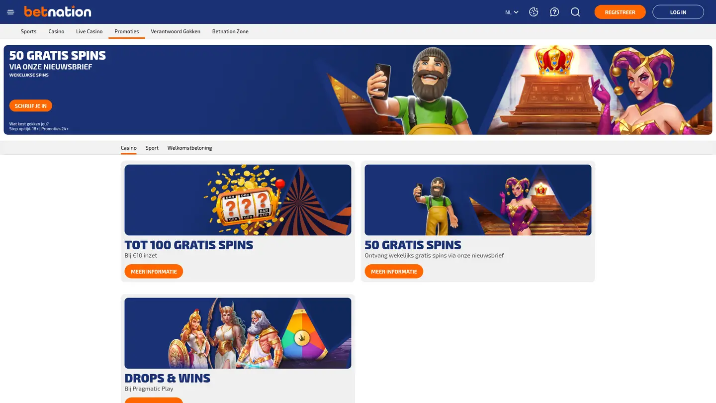 Betnation Casino — Promotions