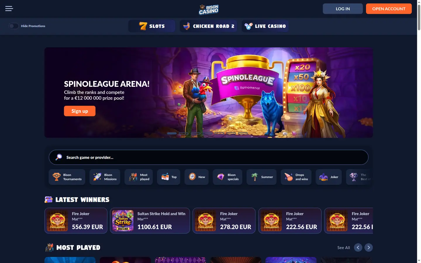 Bison Casino Review — The Honest Rundown
