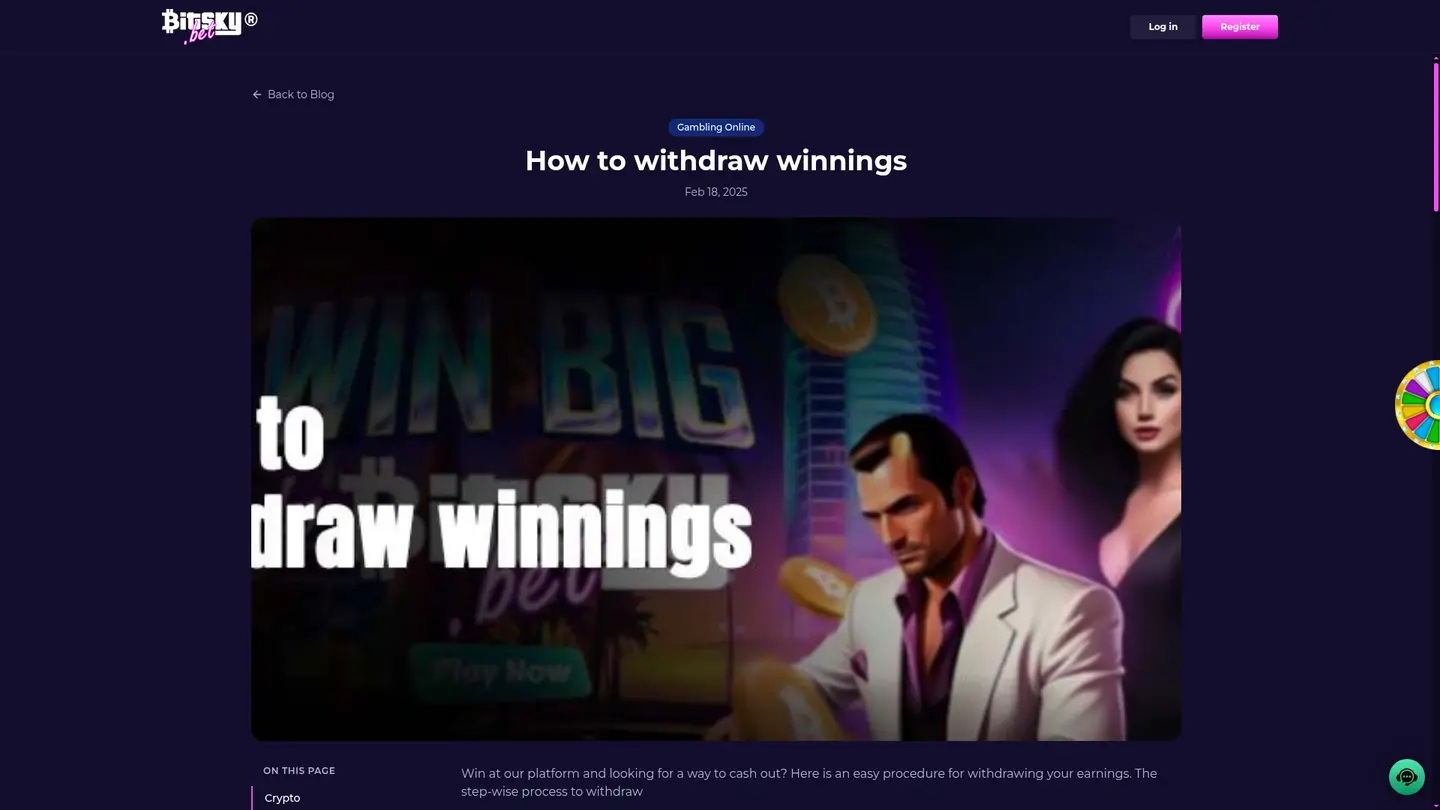 BitskyBet Casino — Banking