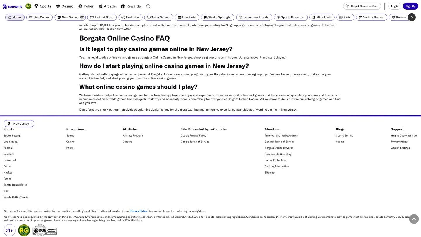 Borgata Online Casino PA — Payment methods and licensing