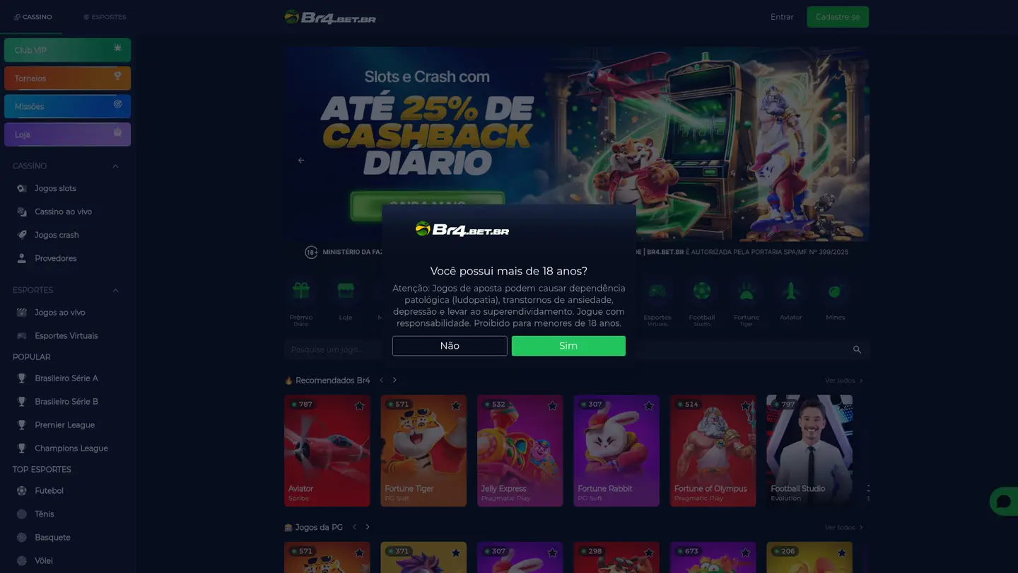 BR4BET Casino — Payment methods and licensing