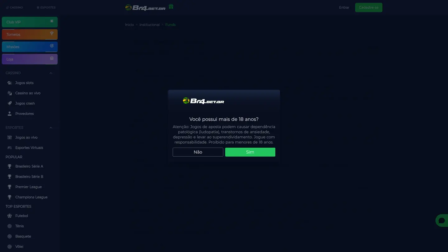 BR4BET Casino — Deposit methods