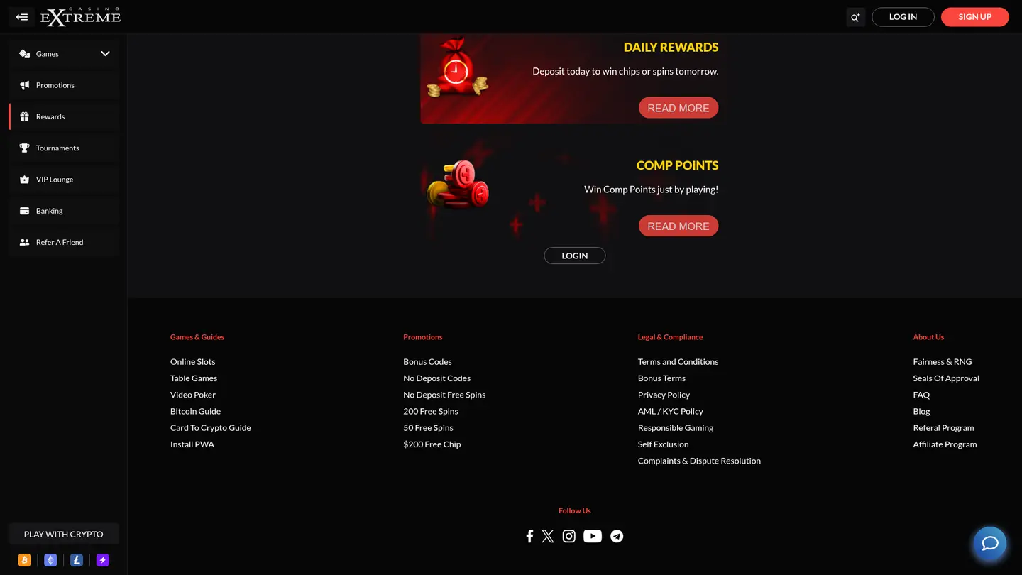 Casino Extreme — Offers in detail