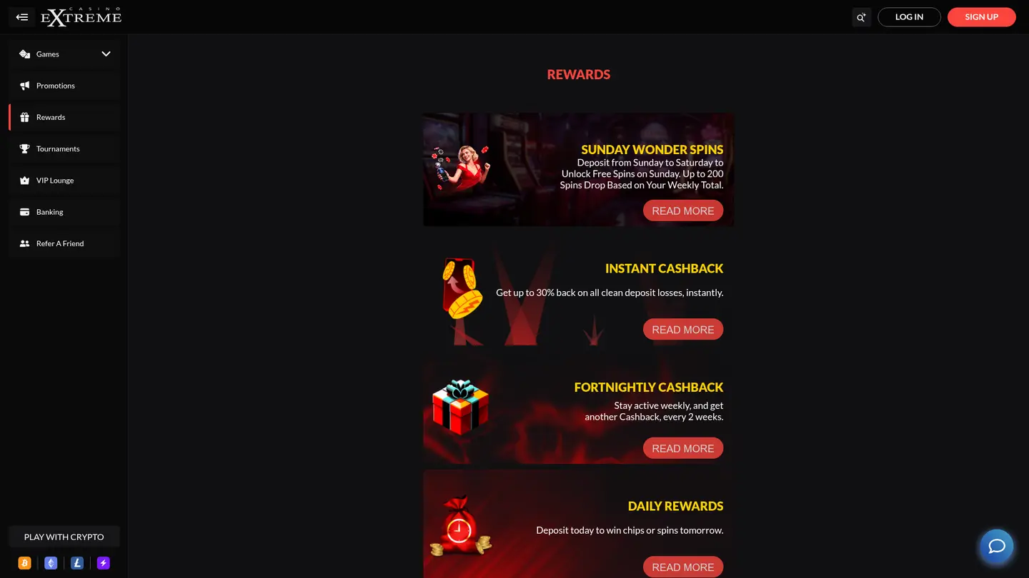 Casino Extreme — Promotions