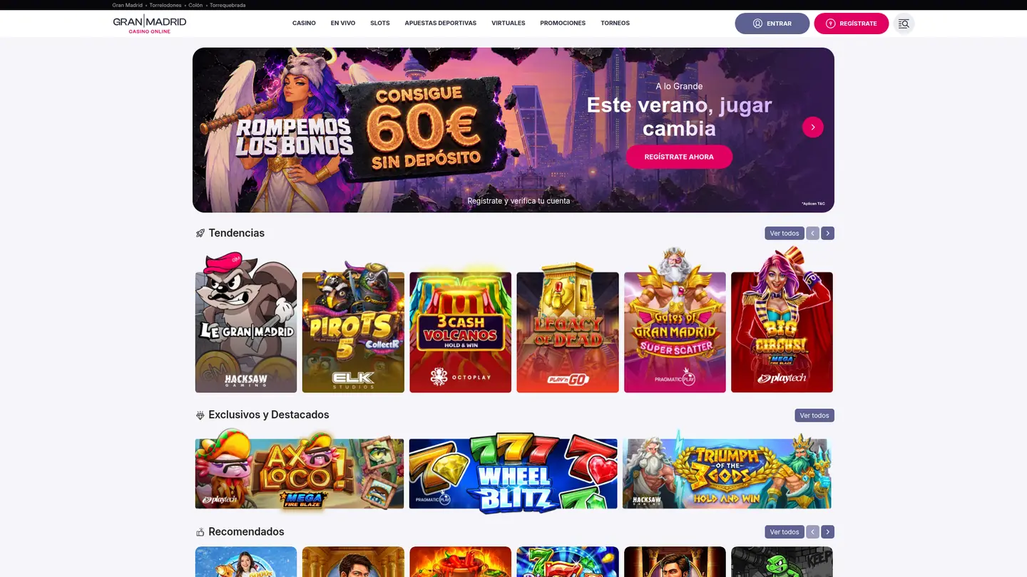Casino Gran Madrid Online — Banking