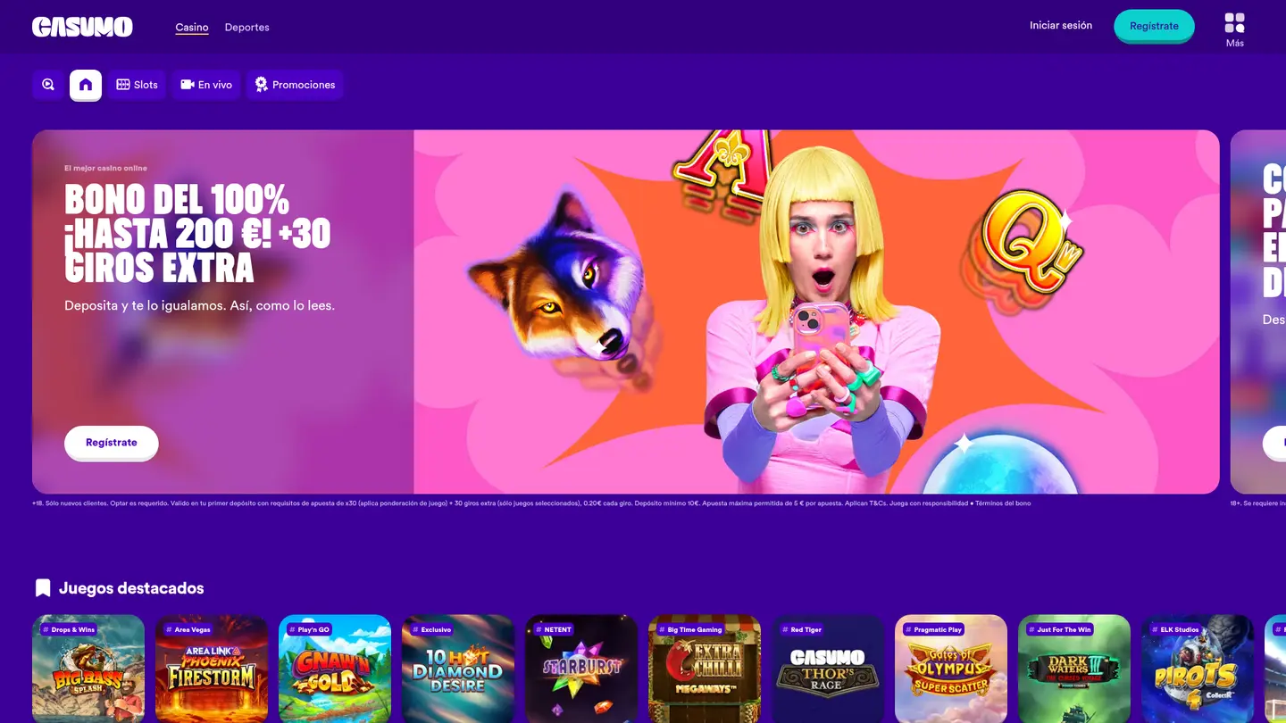 Casumo Casino ES — Withdrawal terms