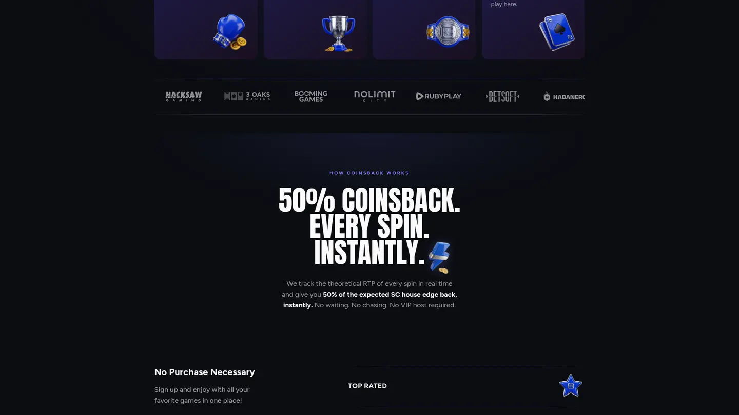 CoinsBack Casino — Offers in detail