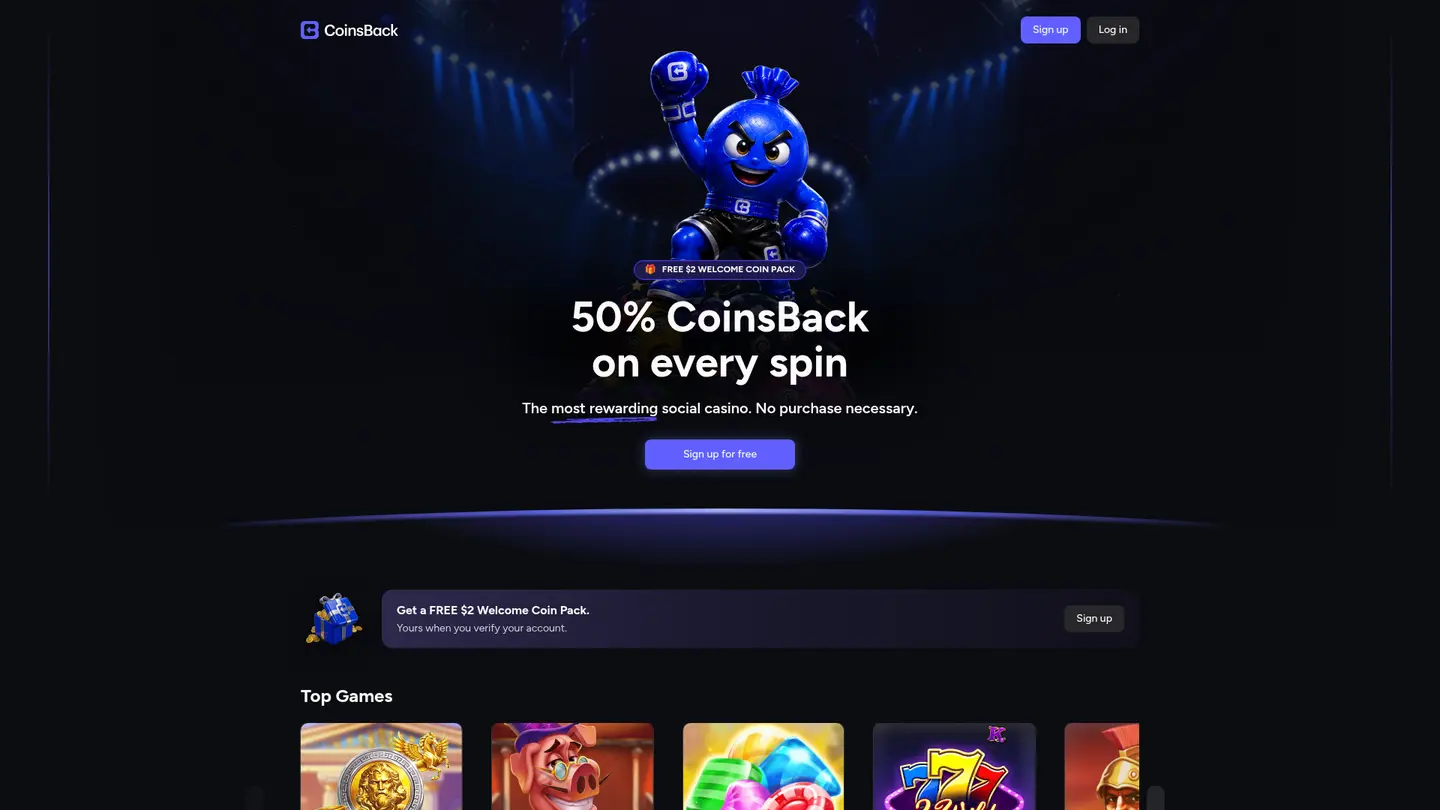 CoinsBack Casino — Promotions