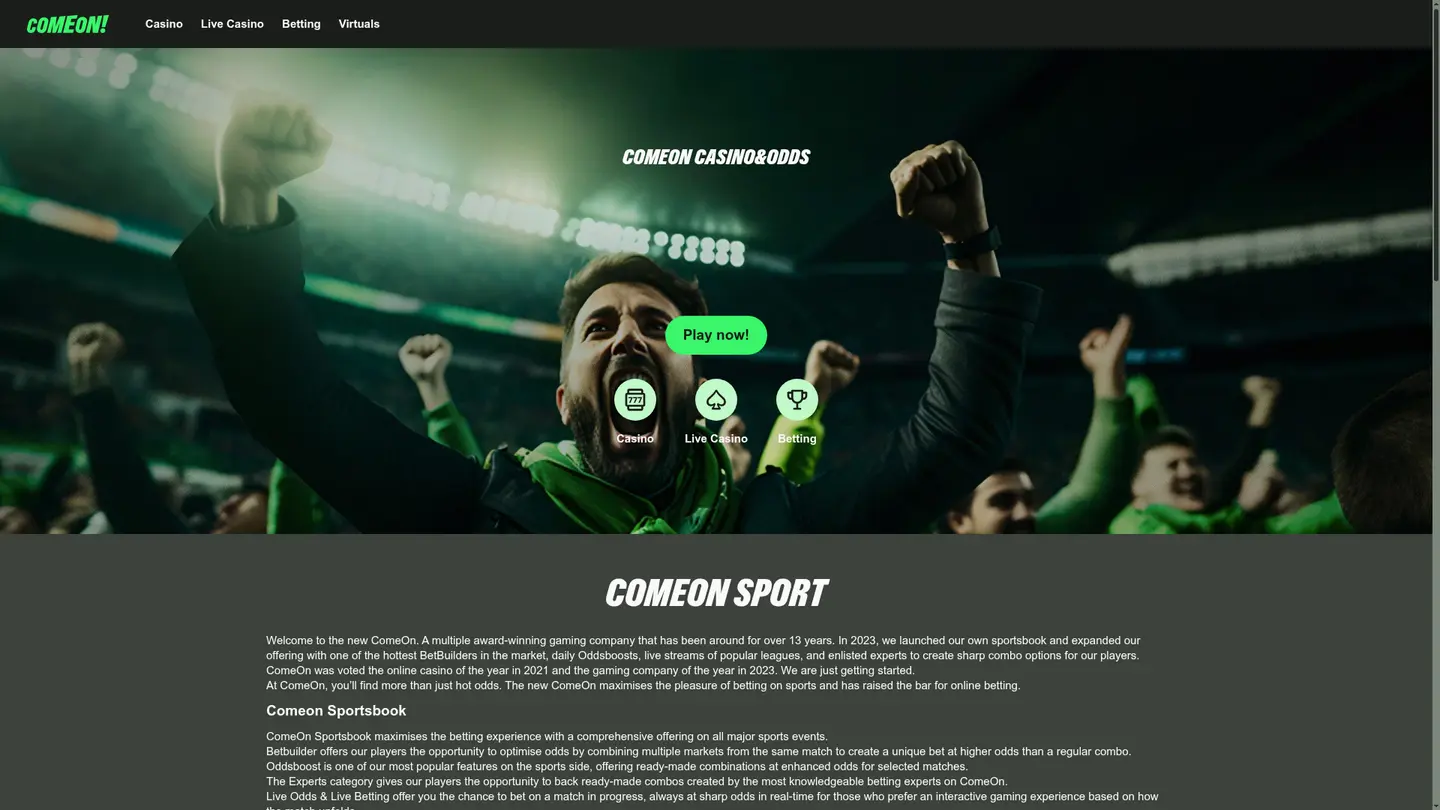 ComeOn! Casino NL Review: What You Actually Get
