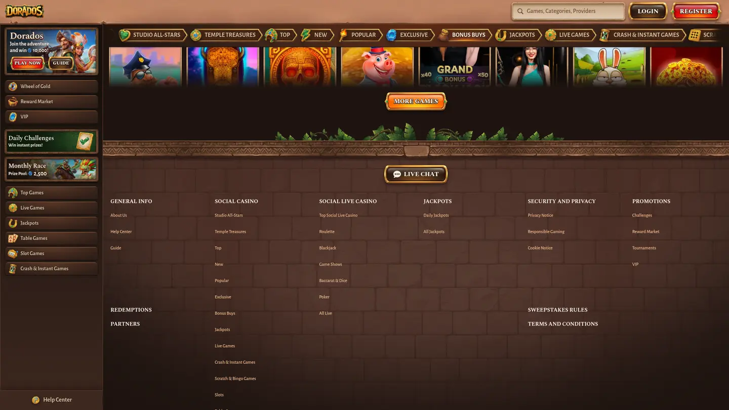 Dorados Casino — Offers in detail