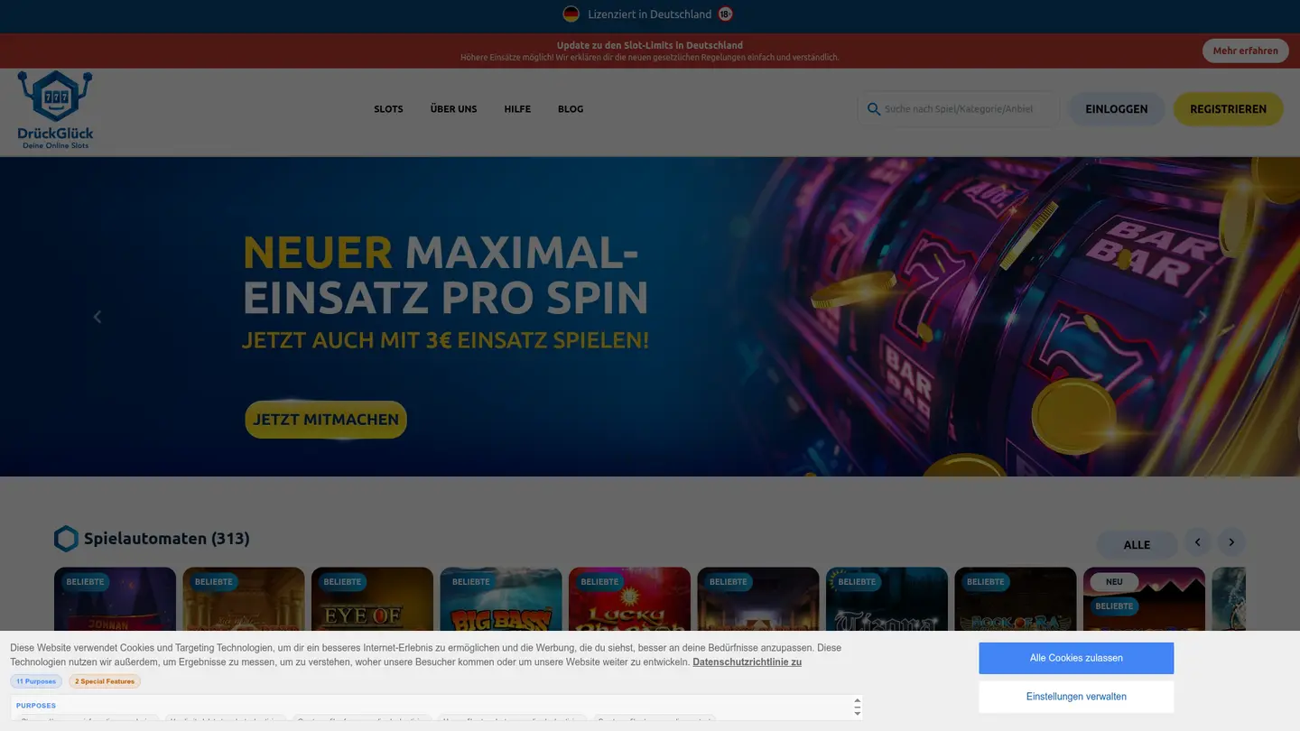 DrückGlück Casino DE Review: What You Actually Get
