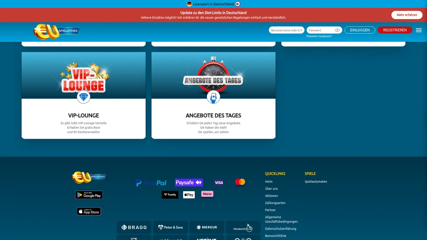 EUSpielothek Casino — Offers in detail