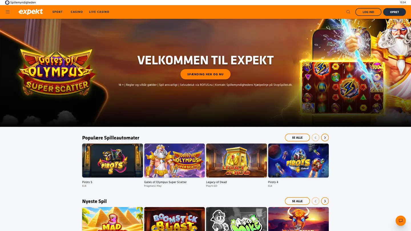 Expekt Casino DK, Reviewed