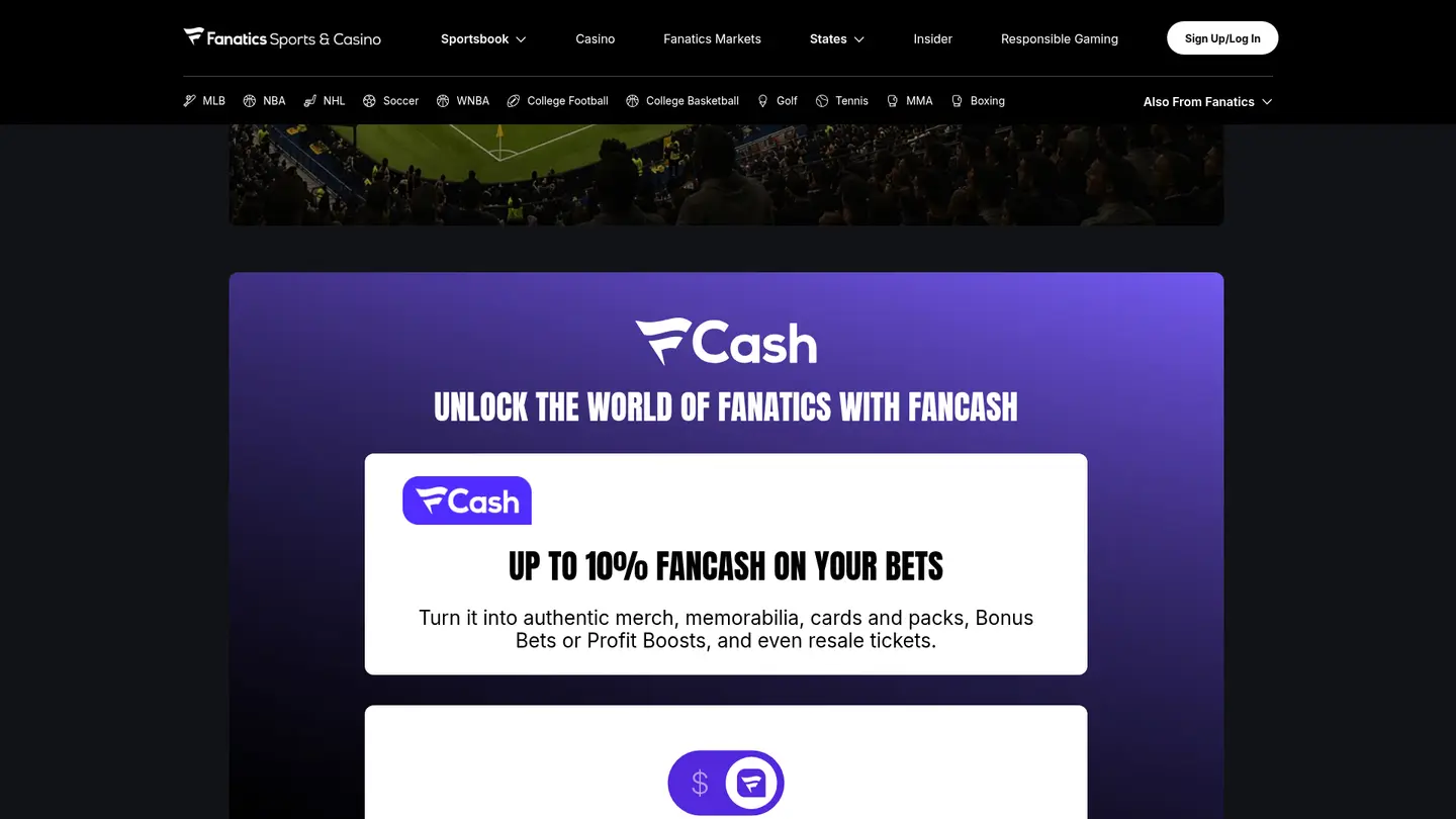 Fanatics Casino — Offers in detail