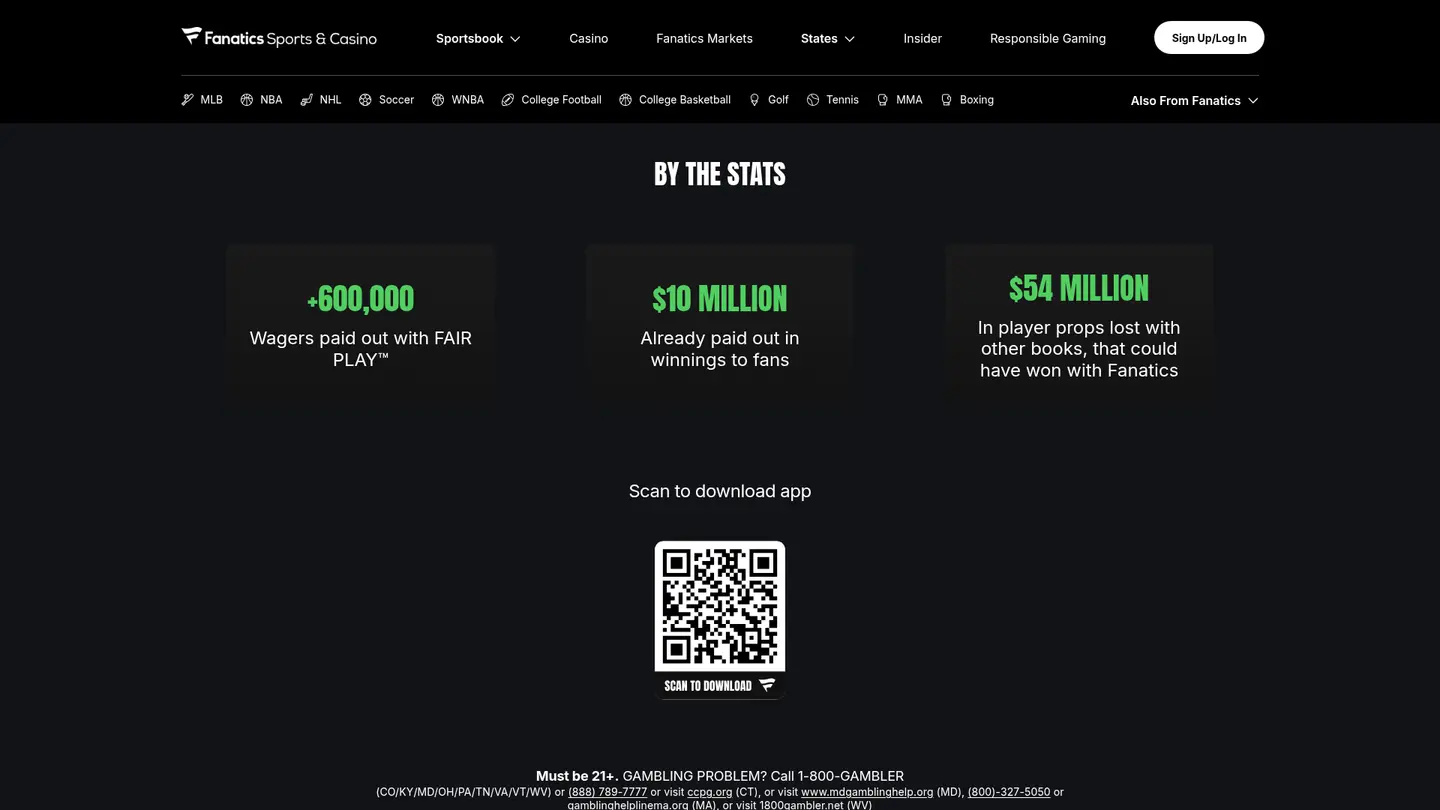 Fanatics Casino — Support in detail