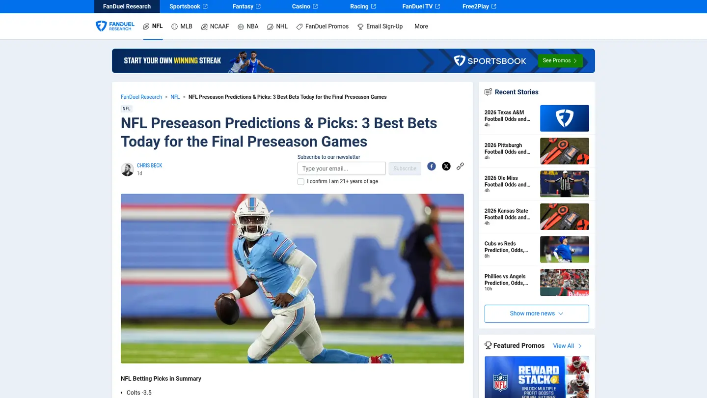 FanDuel Casino Ontario — Game lobby
