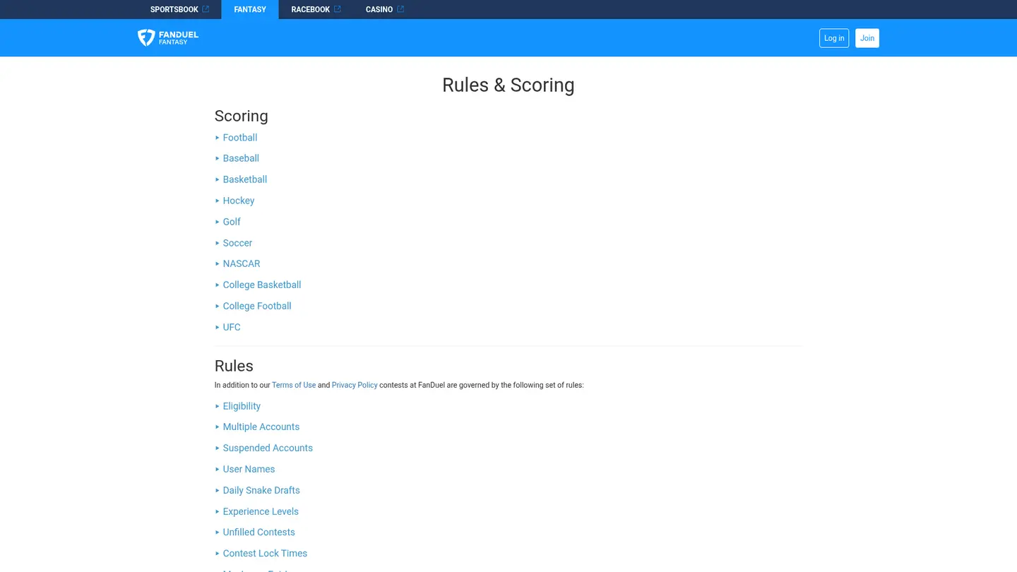 FanDuel Casino — Withdrawal terms