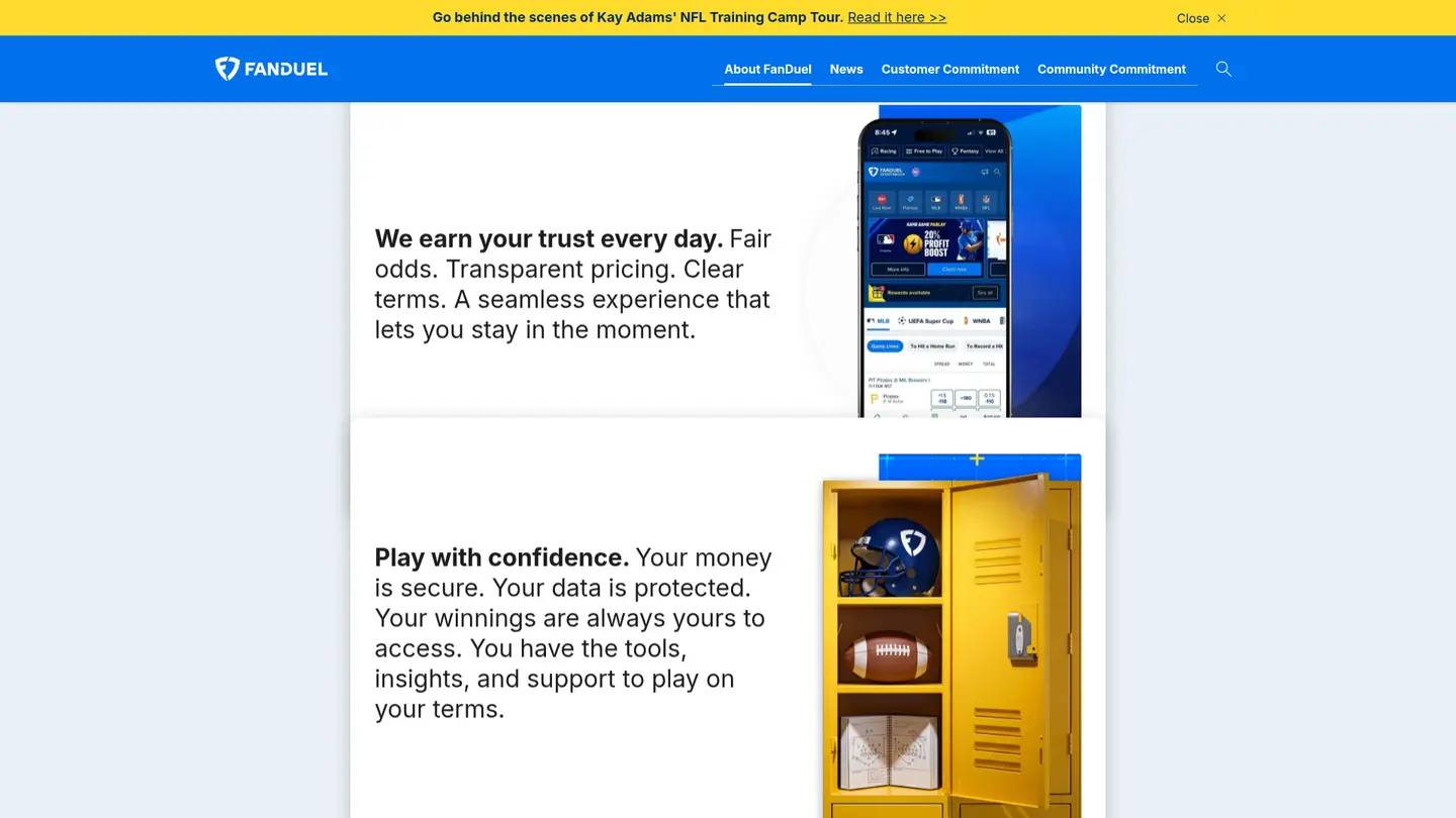 FanDuel Casino — Support in detail