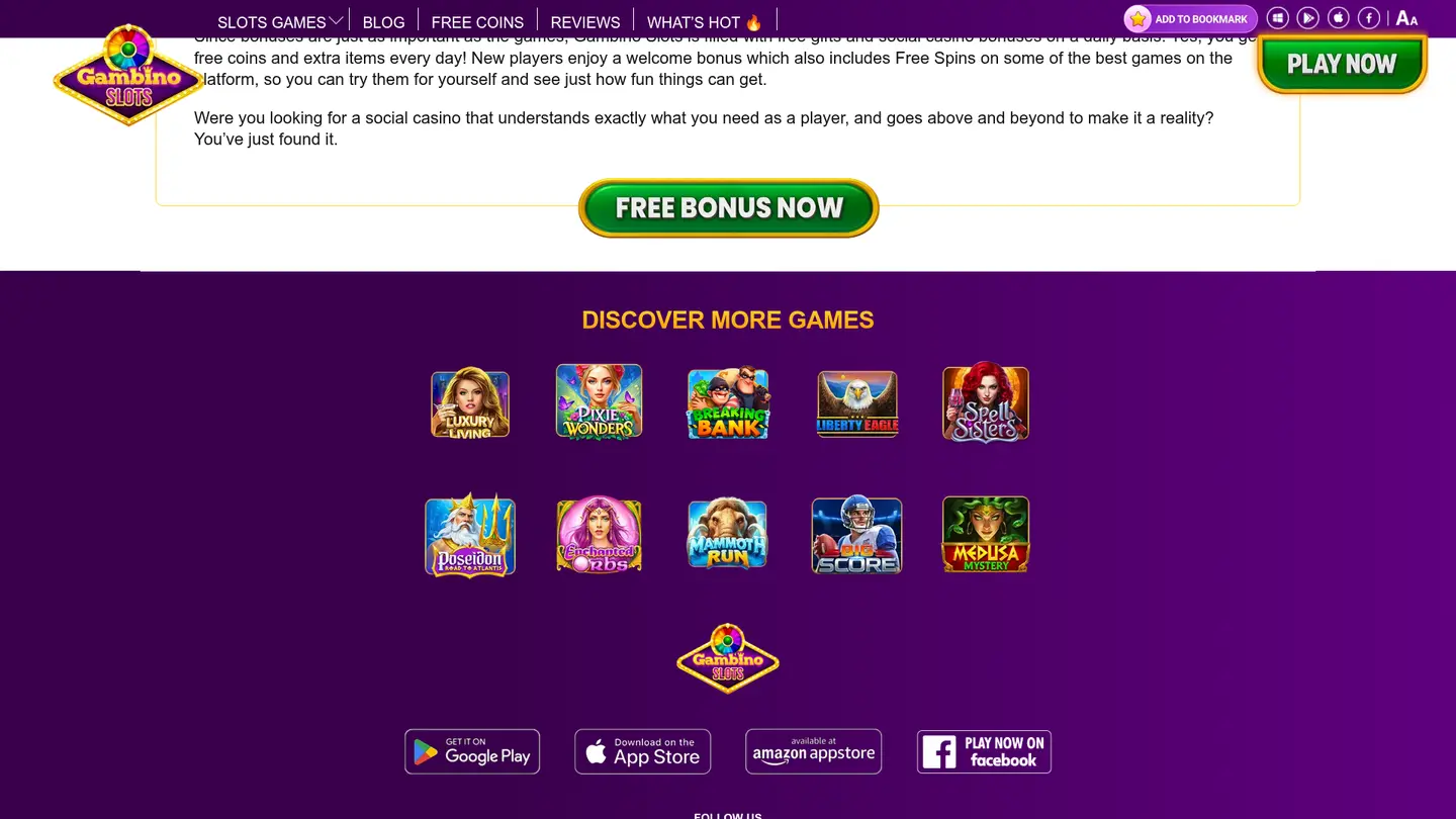 Gambino Slots Casino — Support in detail