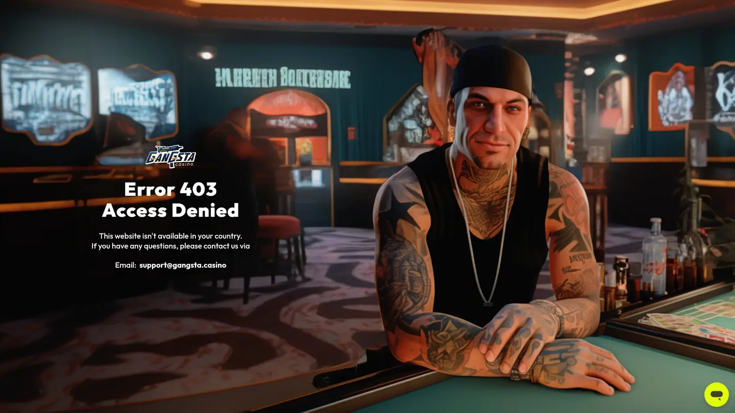 Gangsta Casino — Support and licensing