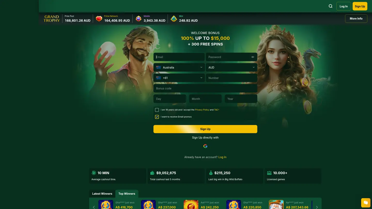 Golden Crown Casino — Promotions