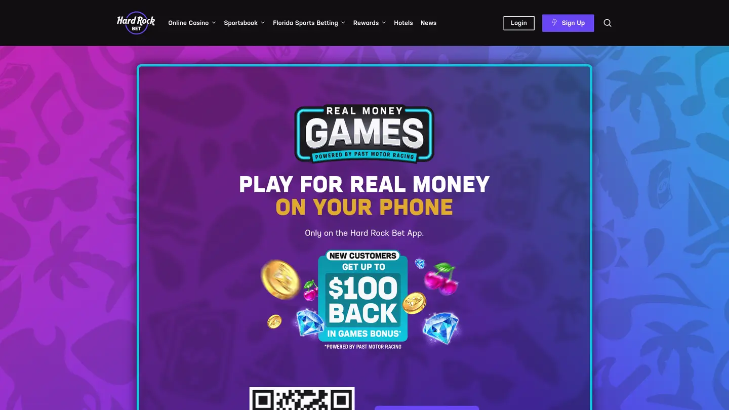Hard Rock Bet Casino MI — Game lobby
