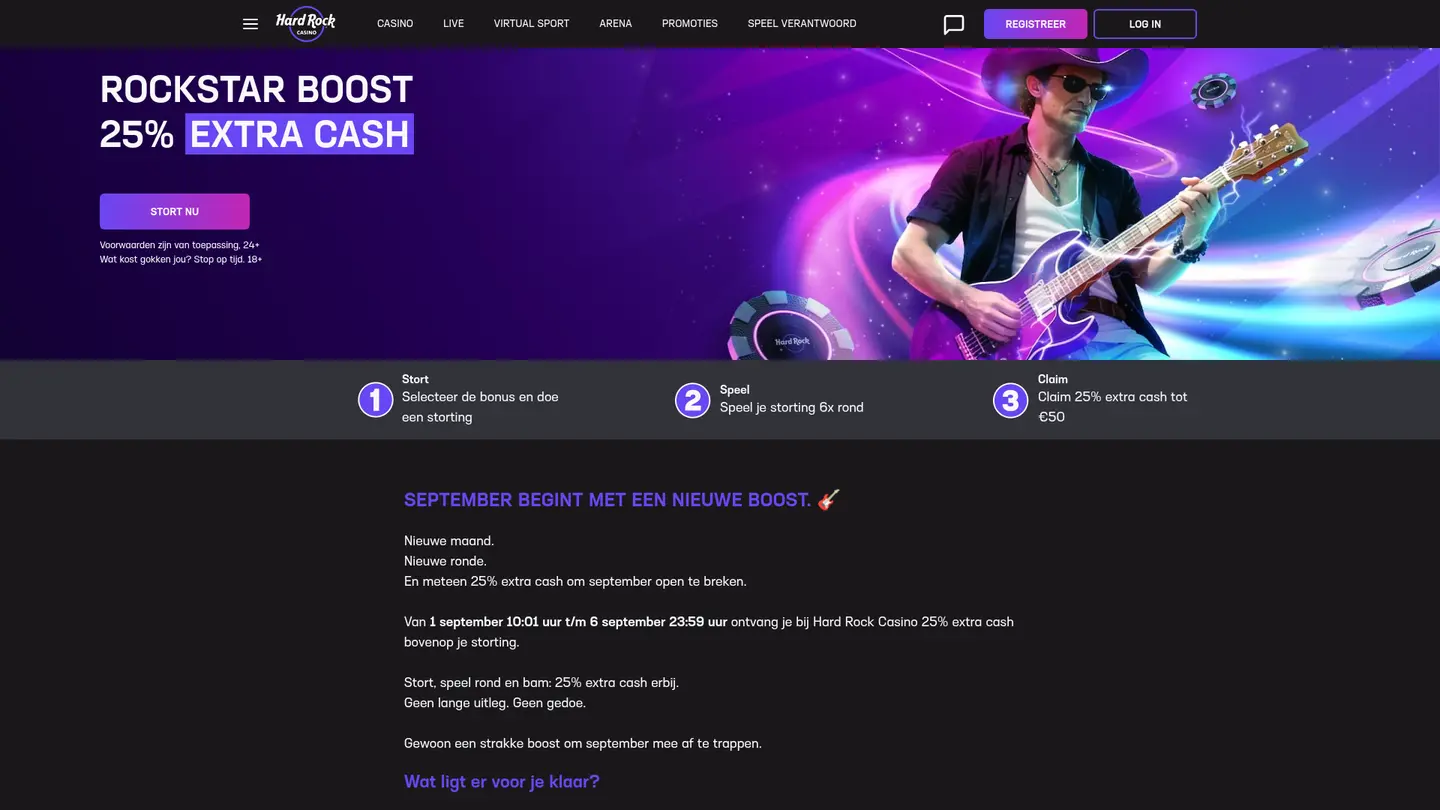 Hard Rock Casino NL — Banking