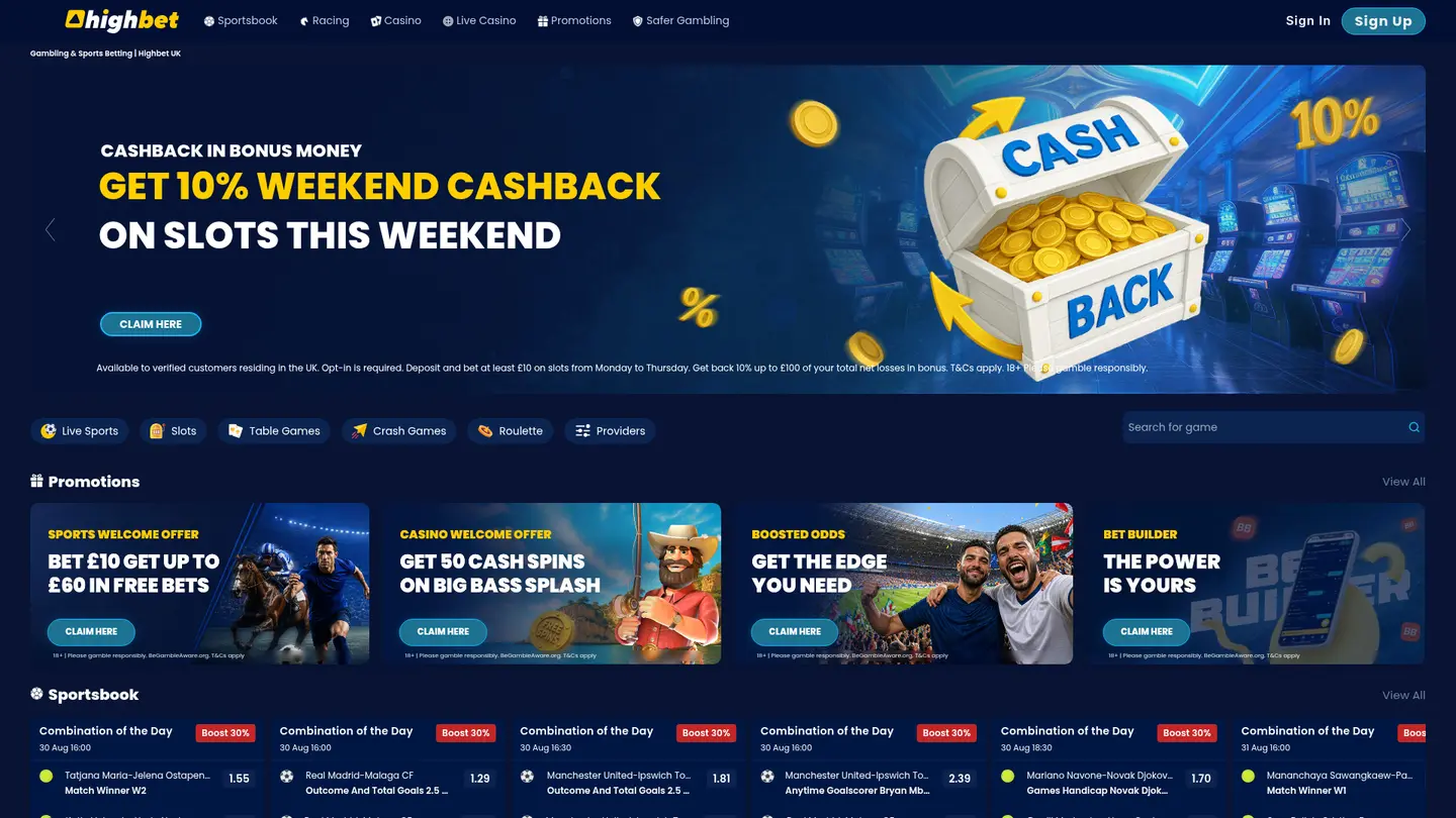 Highbet Casino UK, Reviewed