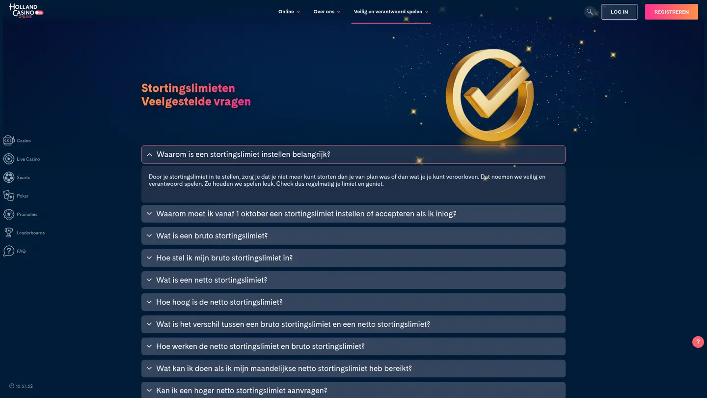 Holland Casino — Banking