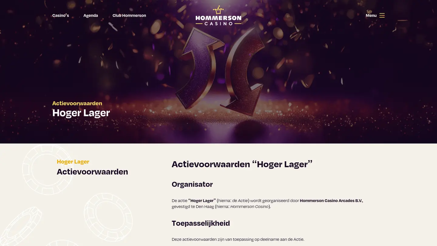 Hommerson Casino — Withdrawal terms
