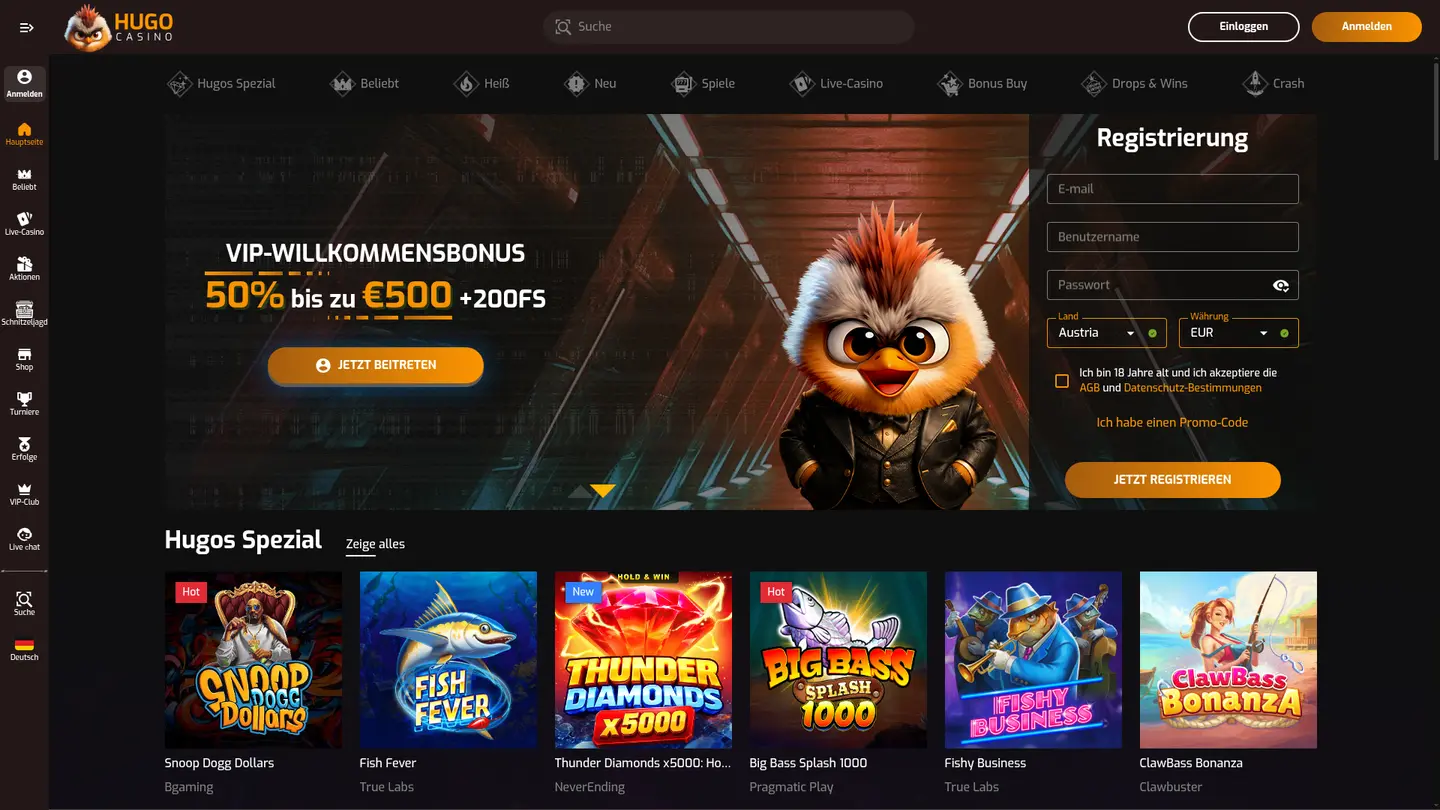Inside Hugo Casino: Games, Banking and the Small Print
