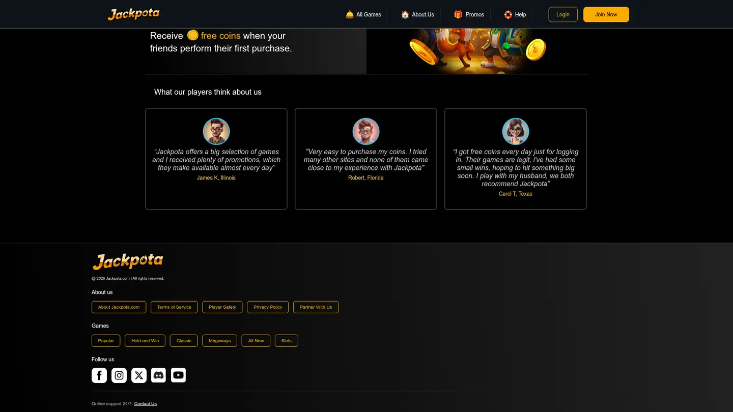 Jackpota Casino — Payment methods and licensing