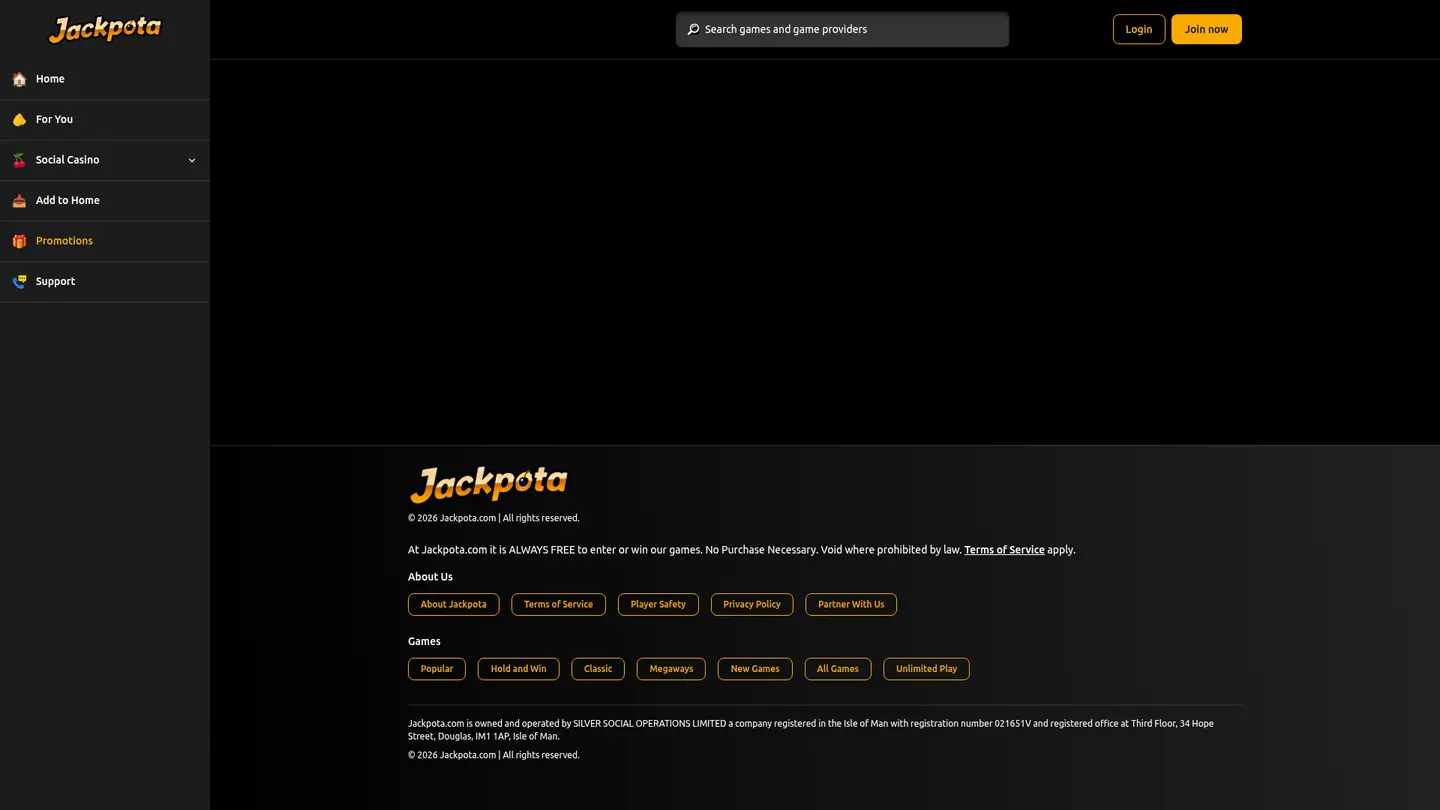 Jackpota Casino — Offers in detail