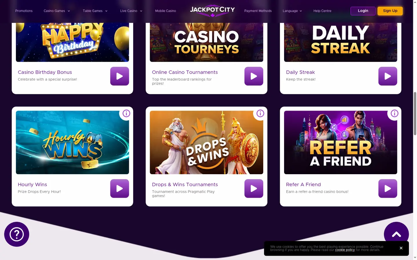 JackpotCity Casino Ontario — Offers in detail