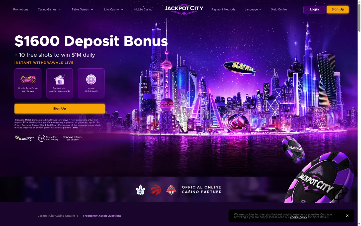 JackpotCity Casino Ontario — Support and licensing