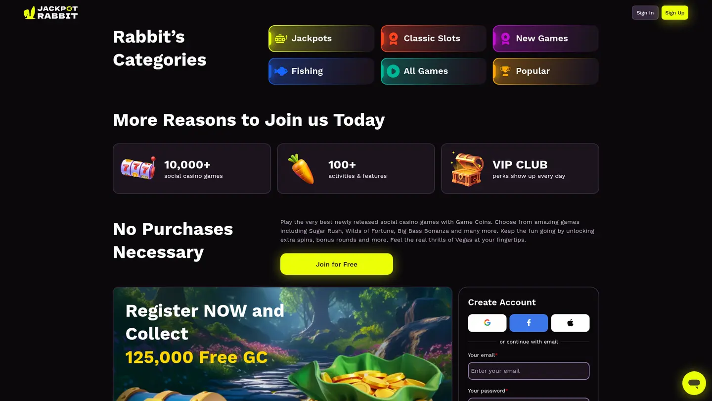 JackpotRabbit Social Casino — Deposit methods