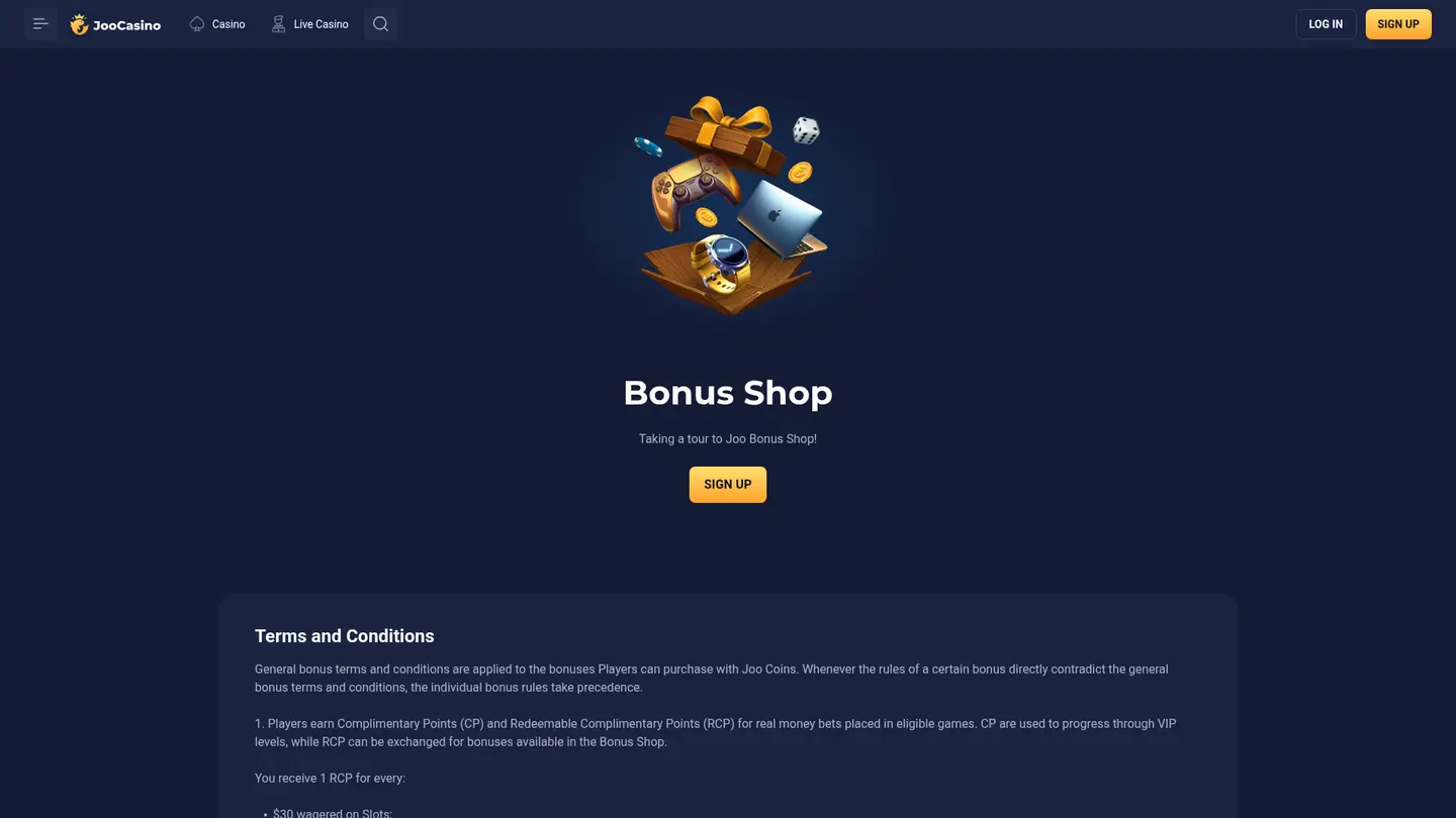 Joo Casino — Promotions