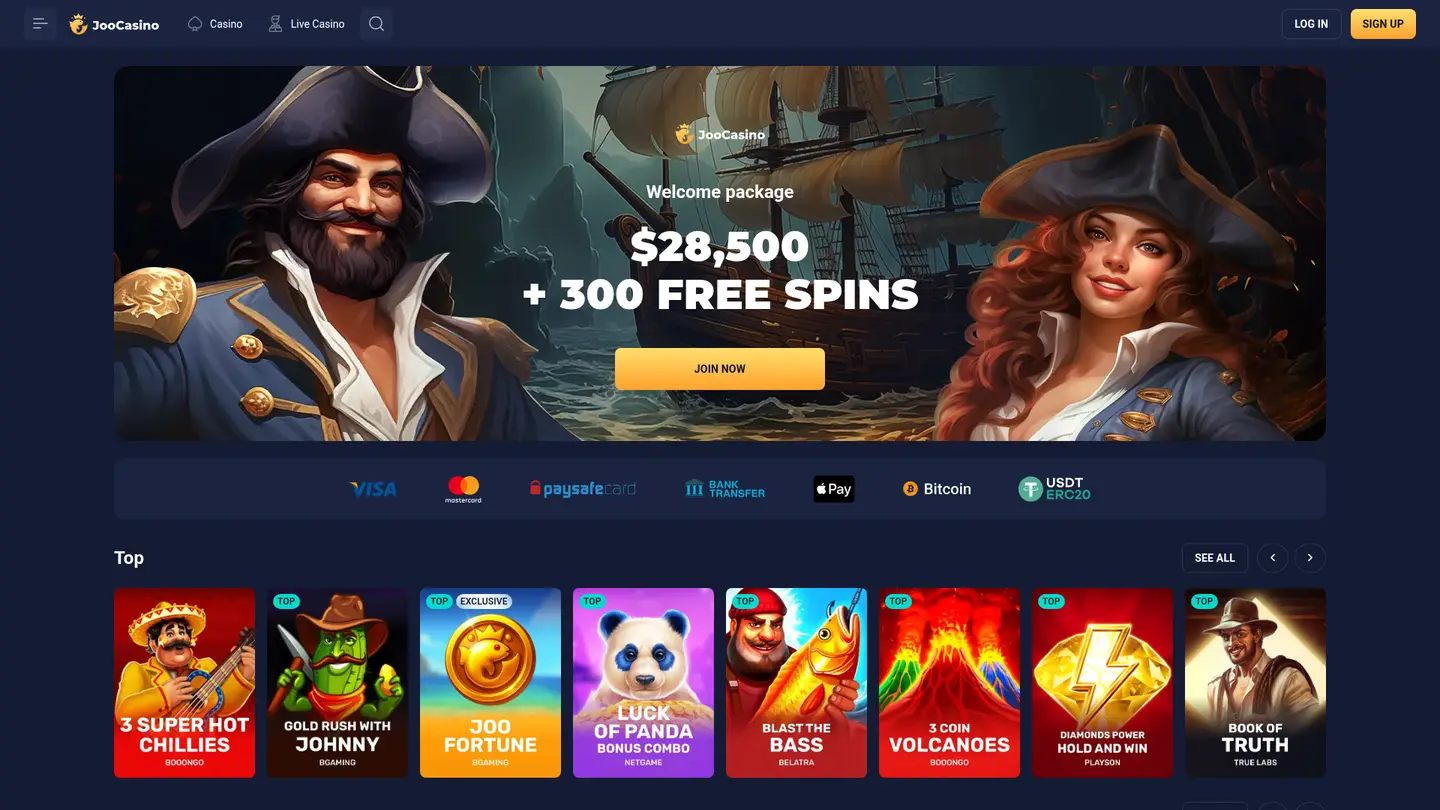 Joo Casino — Support and licensing